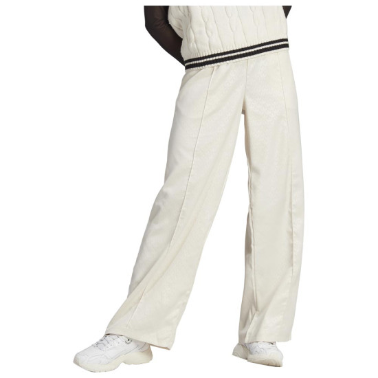 Adidas Γυναικείο παντελόνι φόρμας Trefoil Monogram Satin Track Pants